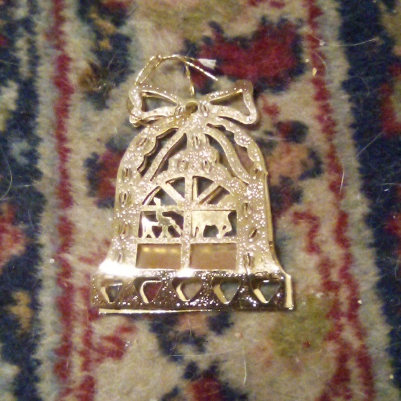 NWT/NWOT 5Pc. Set Victorian, Glass, Plastic, Metal Christmas Ornaments - Picture 5 of 5